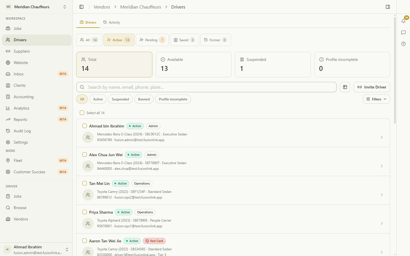 Manage your fleet